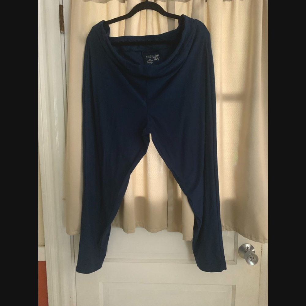 Terra & Sky Leggings soft- Navy - XXL